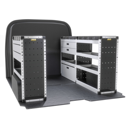 Trade Van Racking - Vauxhall Vivaro 2014-2019, Wheelbase Length L1, Roof Height H1, Gold Package, Full Kit, Van- TVR-G-008-Vauxhall-Vivaro-L1-H1