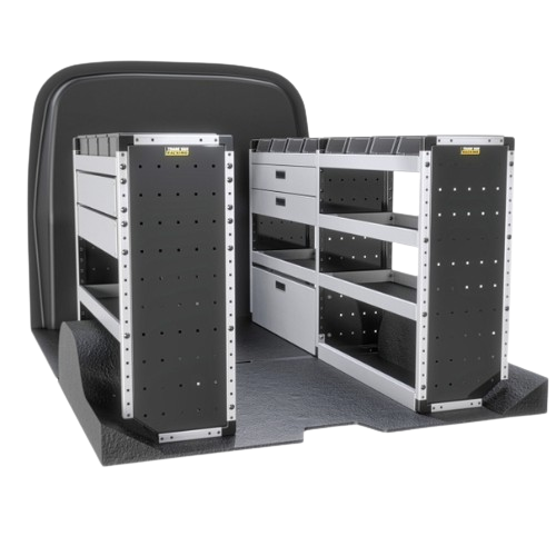 Trade Van Racking - Peugeot Expert 2016 Onwards, Wheelbase Length L2, Roof Height H1, Gold Package, Full Kit, Van-Guard - TVR-G-018-Peugeot-Expert-L2-H1