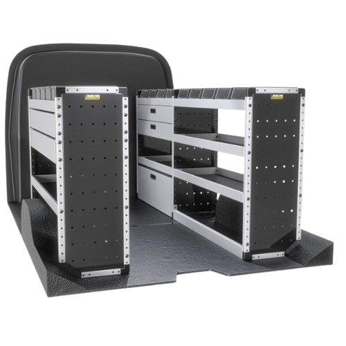 Trade Van Racking - Peugeot Expert 2016 Onwards, Wheelbase Length L3,Roof Height H1, Gold Package, Full Kit, Van-Guard - TVR-G-019