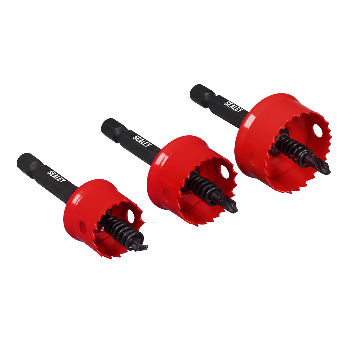 Sealey TWHS3 Thin Wall Hole Saw Set 3pc
