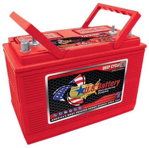 US 31DC XC2 U.S.Battery Deep Cycle Battery 12V 130Ah, 1 Year Warranty