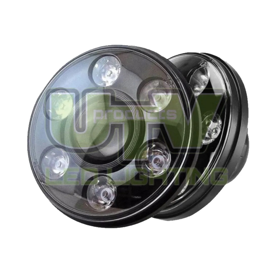 54W 3315 Lumen Defender LED Head Light DRL Black – UTV230