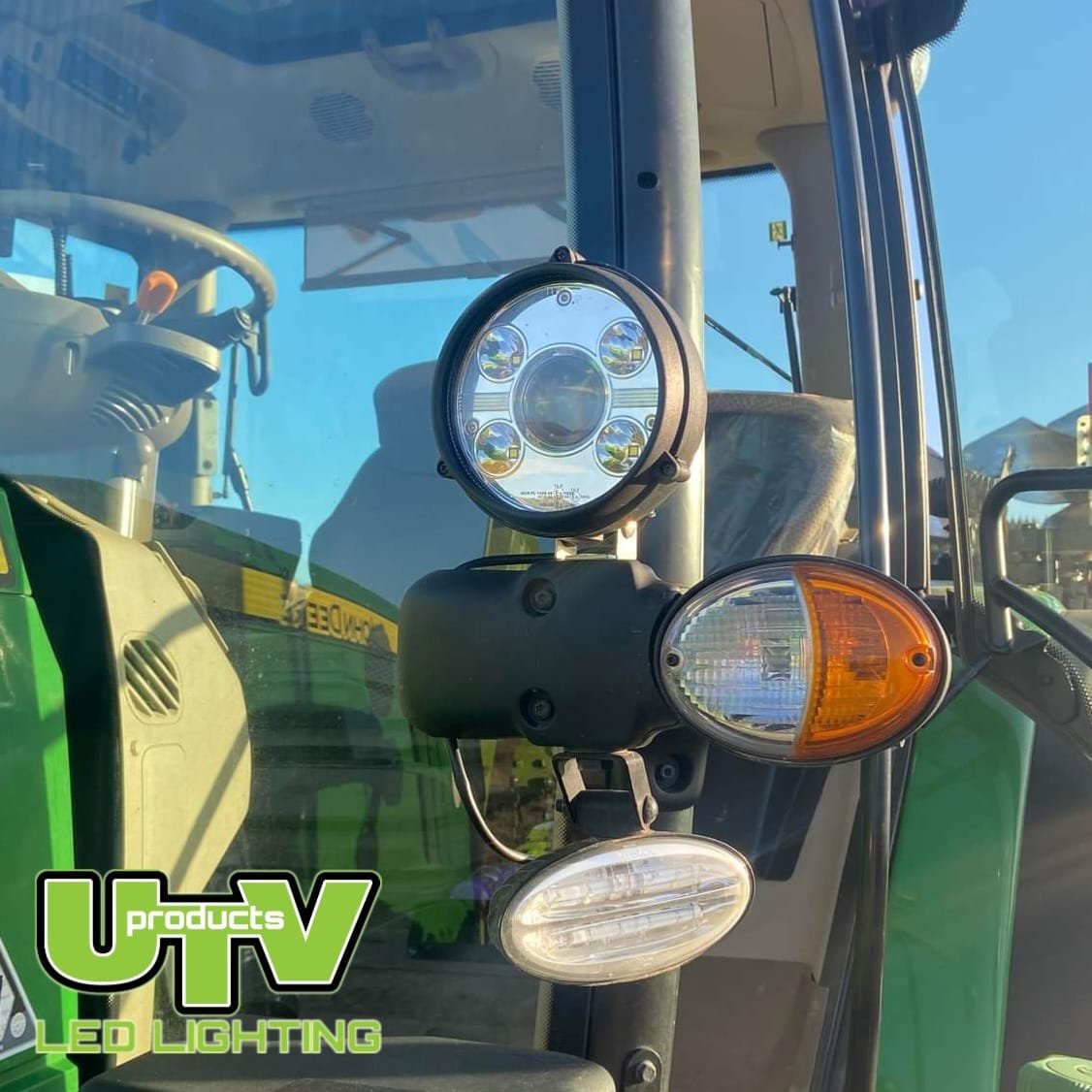 130mm Round LED Head Light Road Legal – UTV337