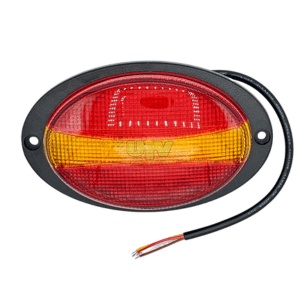Oval Panel Mount Taillight 165x105mm 12V 24V - UTV Products, UTV515