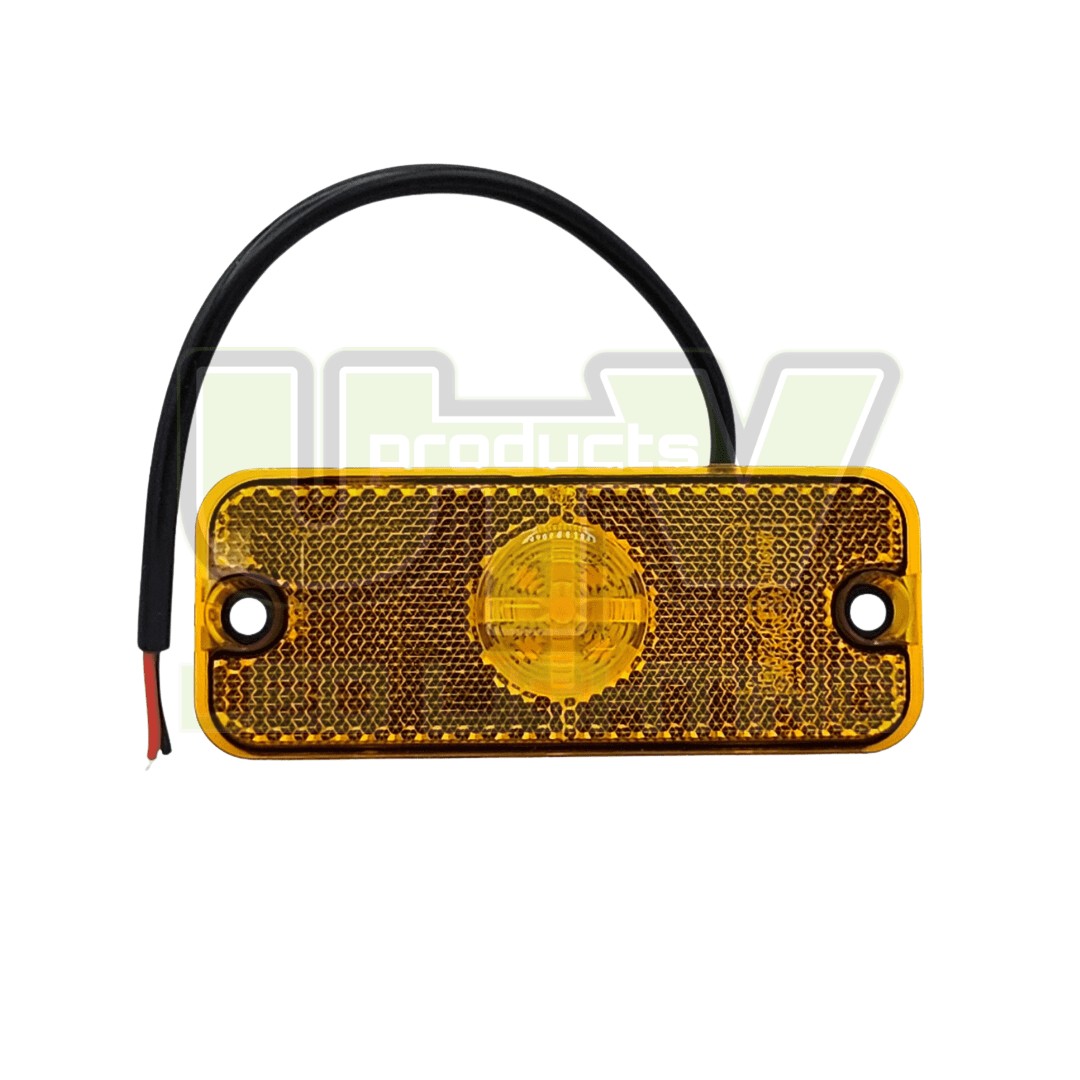 LED Marker Light Rectangular Amber Top Mount - UTV Products, UTV657