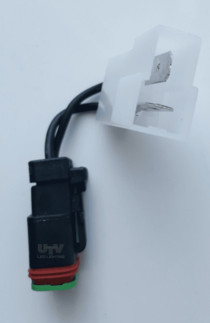 T-Shape 6.3mm to Deutsch DT 2 Pin Male Connector - UTV Products, UTV727