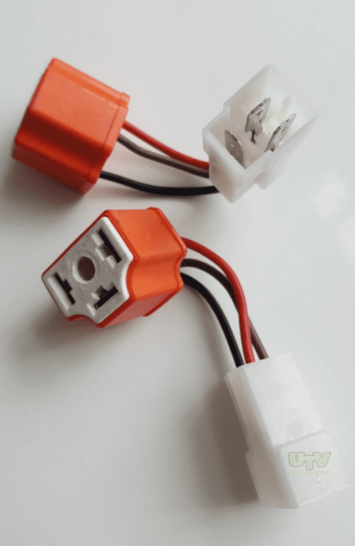 3 Pin 6.3mm Female to H4 Female Connector - UTV Products, UTV735