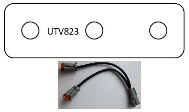 Short Dual Light Mounting Kit Twin DT 70mm - UTV Products, UTV823