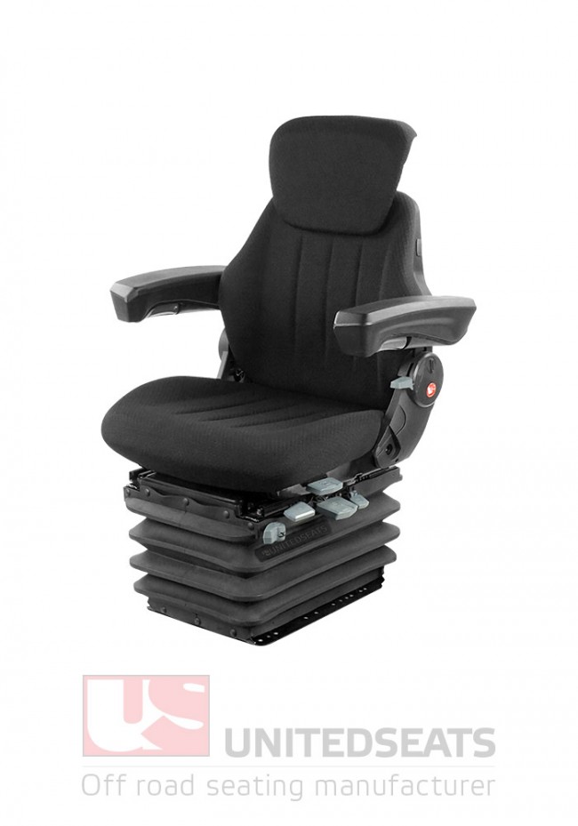 United Seats - Rancher LGV95/H152 AHD - Air Suspension Seat 12V, Height-Weight Adjustment