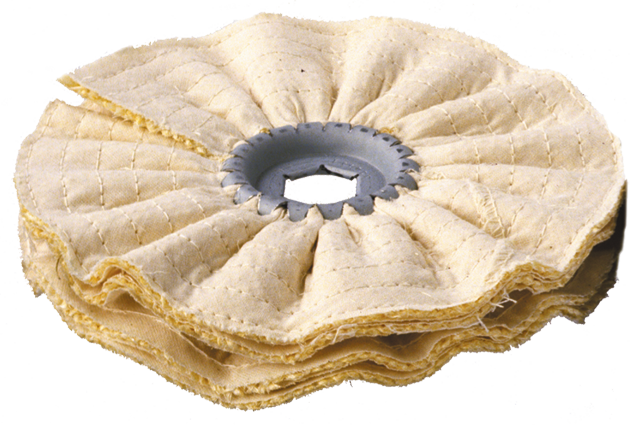 Folded Buff EKK - Ø150mm, Bore 20mm with Adapter 14mm, Sisal/Cloth, Osborn - 8203150944