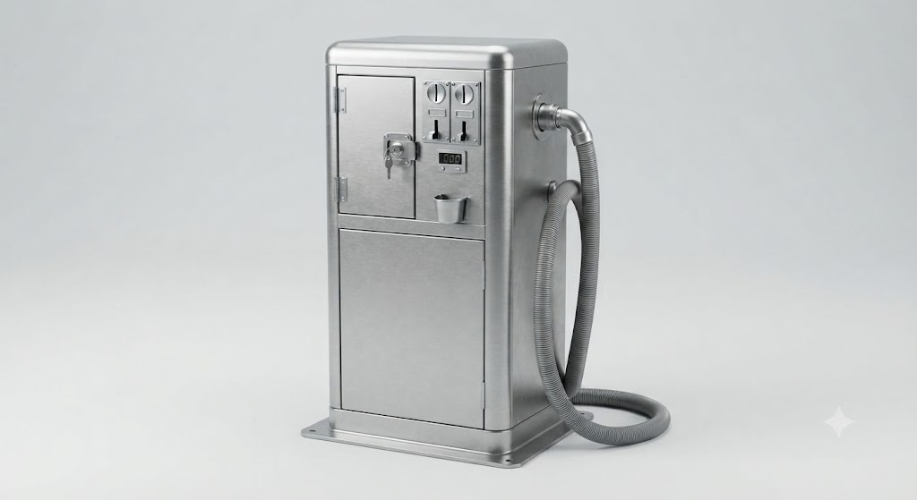PCL V950/T Vacuum Unit, Token, Coin Box, Stainless