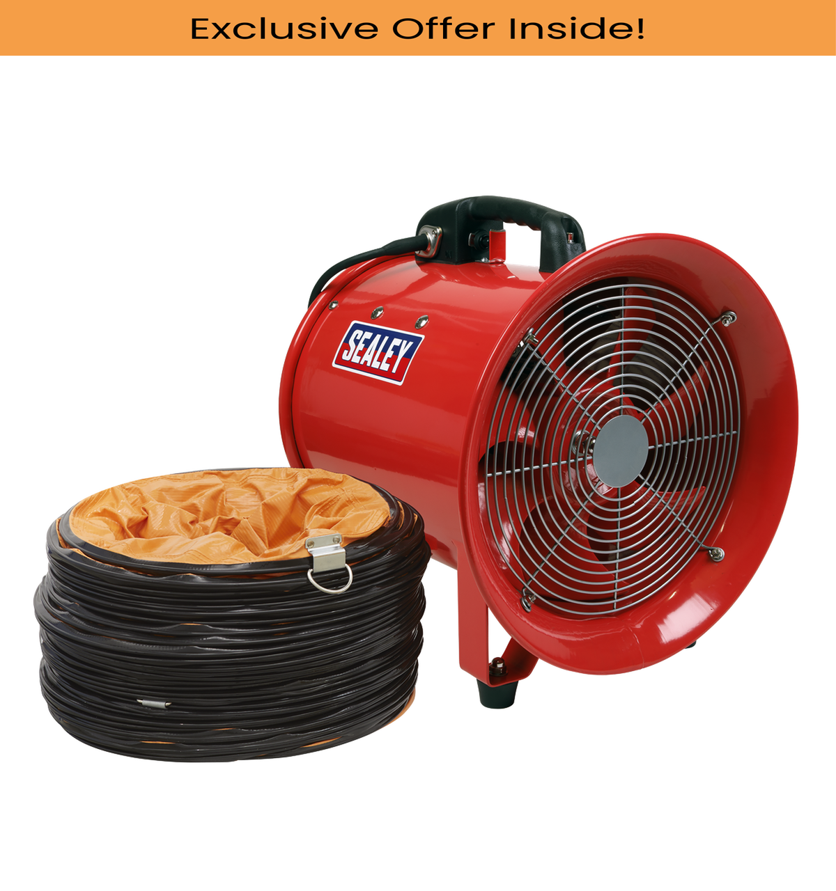 Sealey VEN300 Portable Ventilator Ø300mm with 5m Ducting