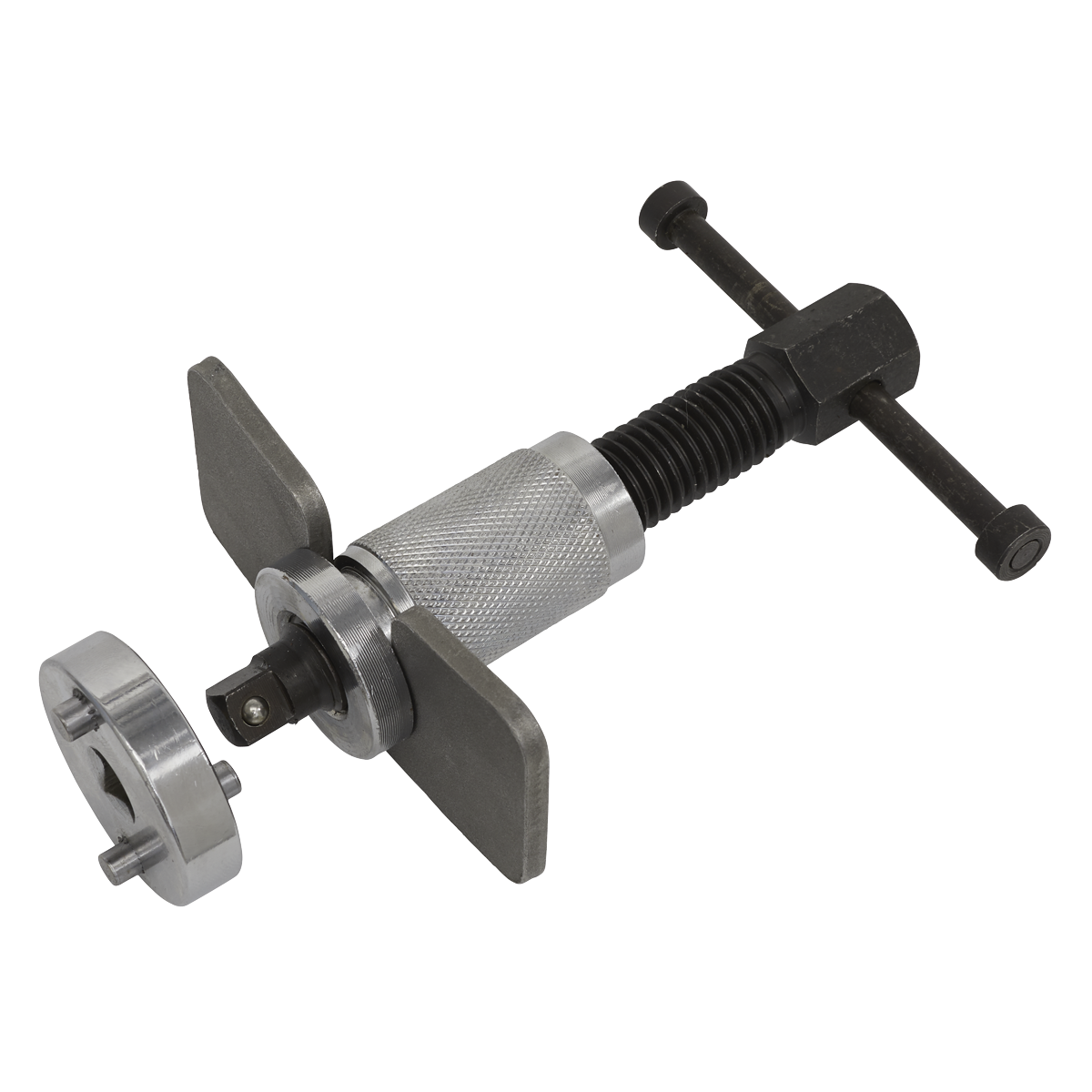 Sealey VS0247 Brake Piston Wind-Back Tool with Double Adaptor Left-Handed