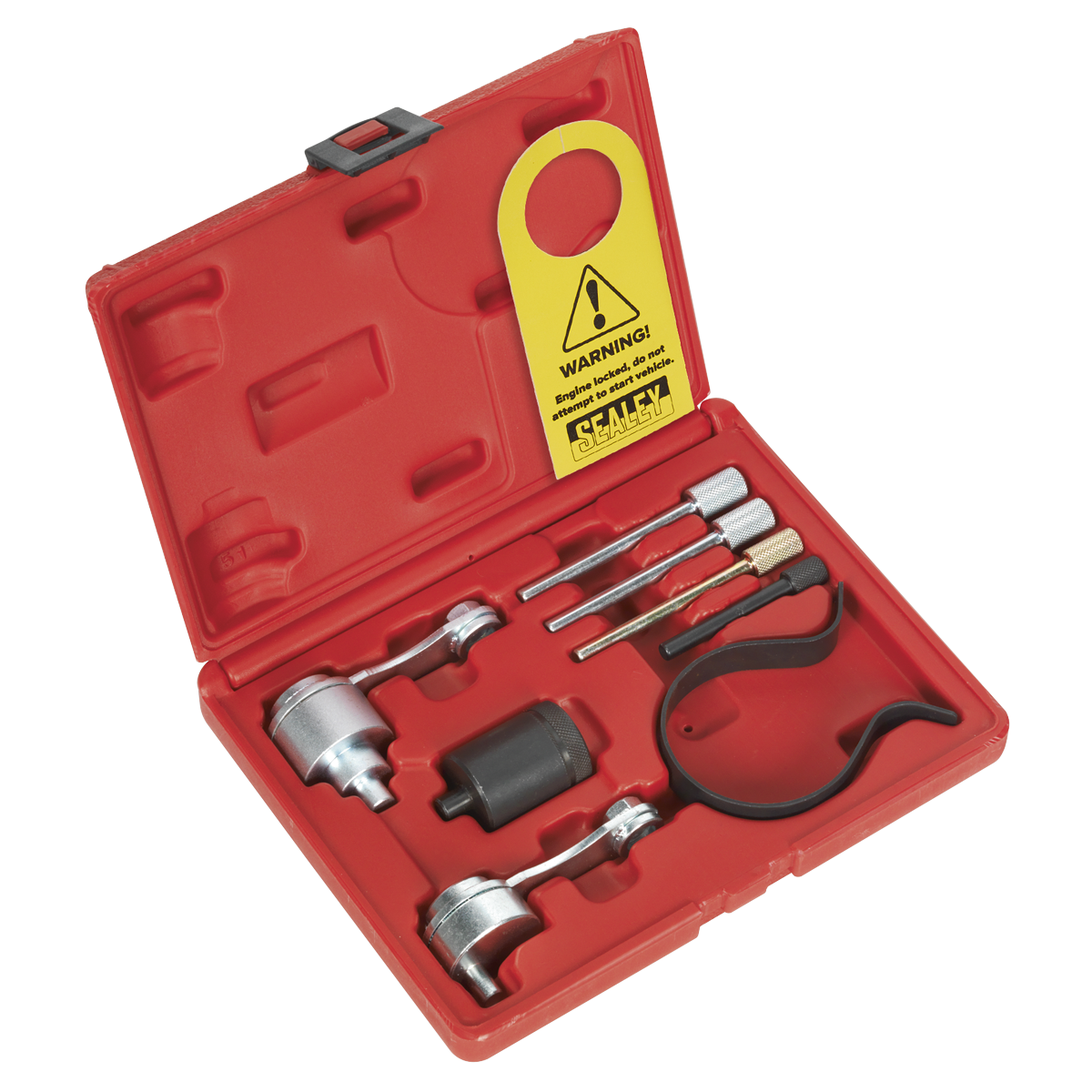 Sealey VSE5000A Diesel Engine Timing Tool Kit - for Land Rover, Jaguar, Citroen, Peugeot 2.7D, 3.0D - Belt Drive