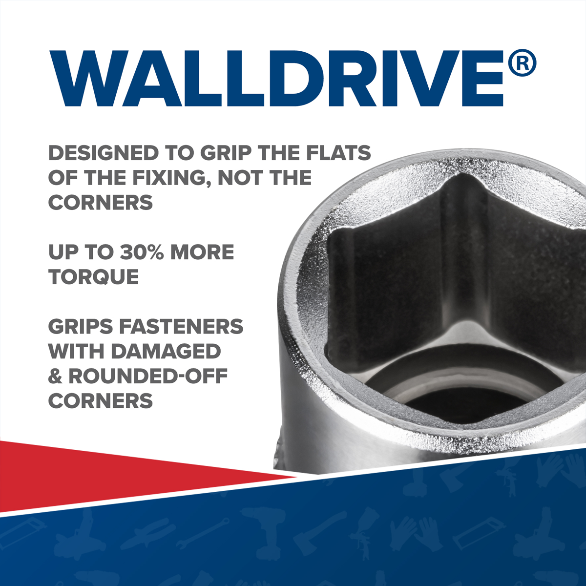 Sealey IS1215D Impact Socket 15mm Deep 1/2