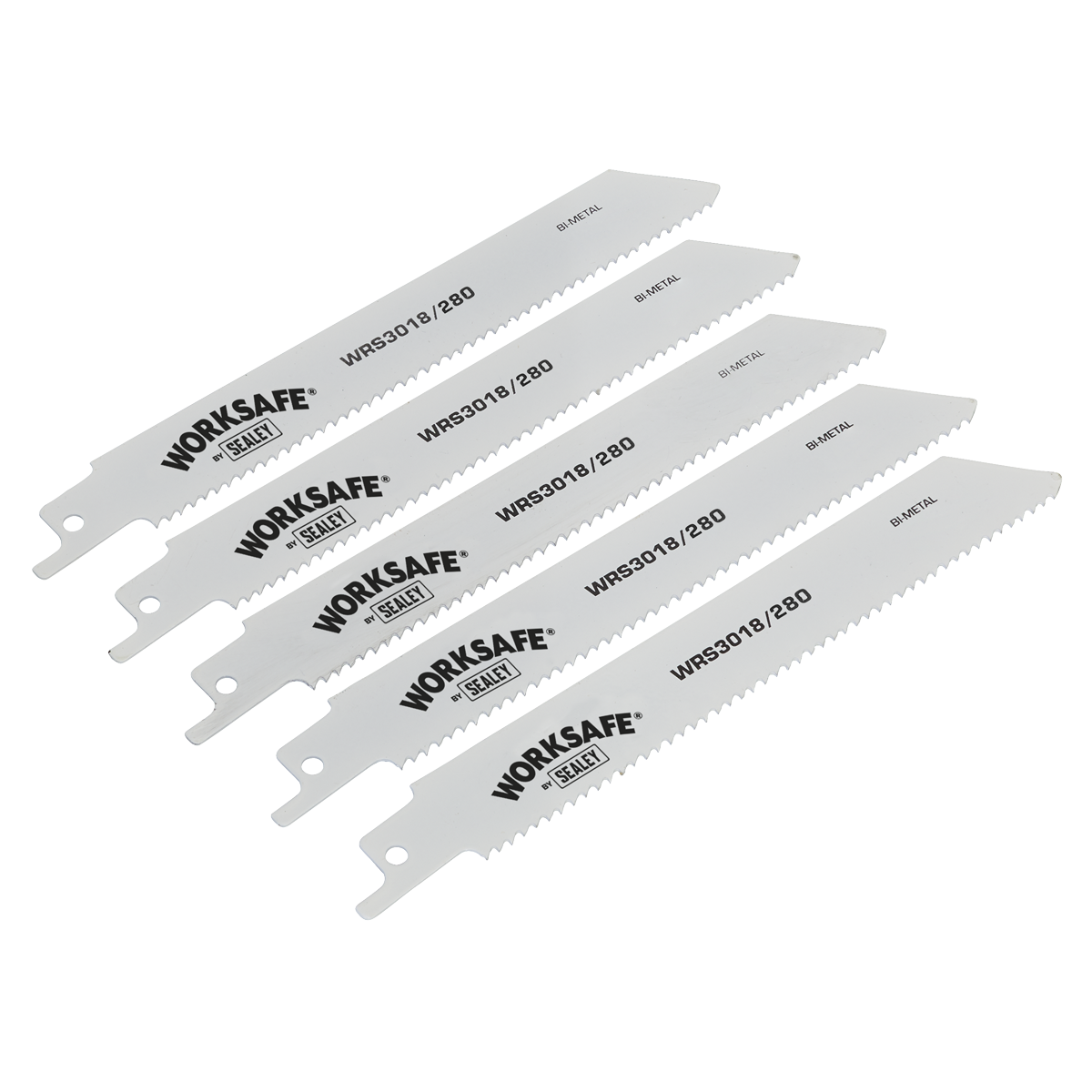 Sealey Reciprocating Saw Blade 280mm 10tpi - Pack of 5