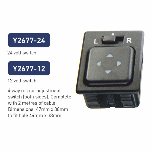 Ashtree Mirror Adjustment Switch, Y2677-24
