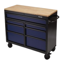 Draper 08227 BUNKER® 10 Drawer Workbench Roller Tool Cabinet, 56