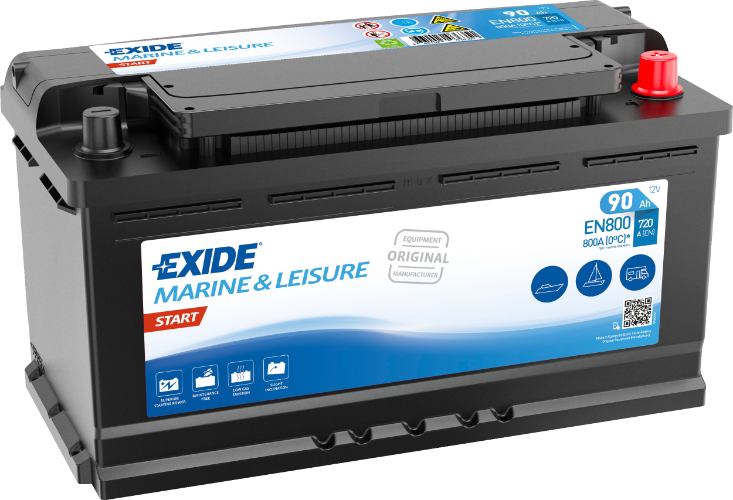 Exide EN800 START - Better Battery -12V 90Ah, 2 Years Warranty