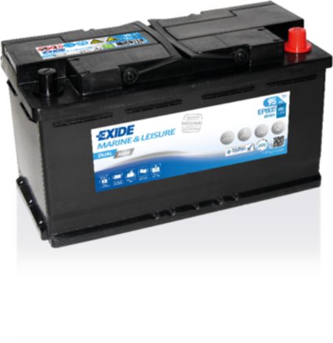 EXIDE - EP800 - DUAL AGM - Superior Battery -12V 95Ah