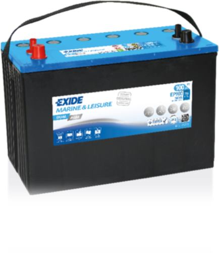 EXIDE - EP900 - DUAL AGM - Superior Battery -12V 100Ah