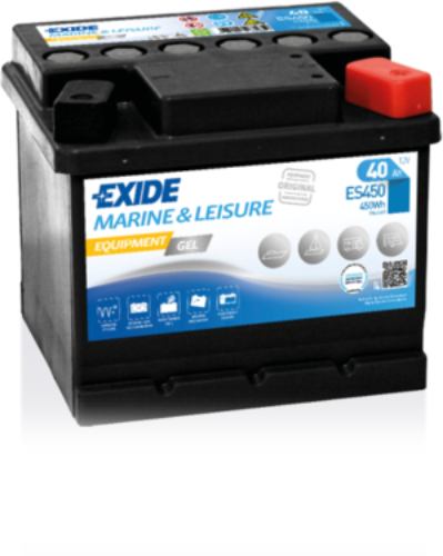 EXIDE - ES450 - EQUIPMENT GEL - Superior Battery -12V 40Ah