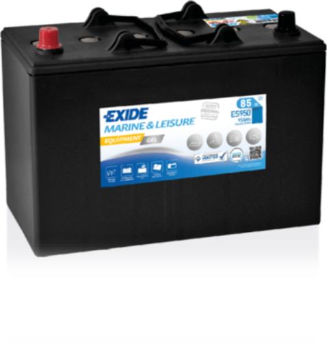 EXIDE - ES950 - EQUIPMENT GEL - Superior Battery -12V 85Ah