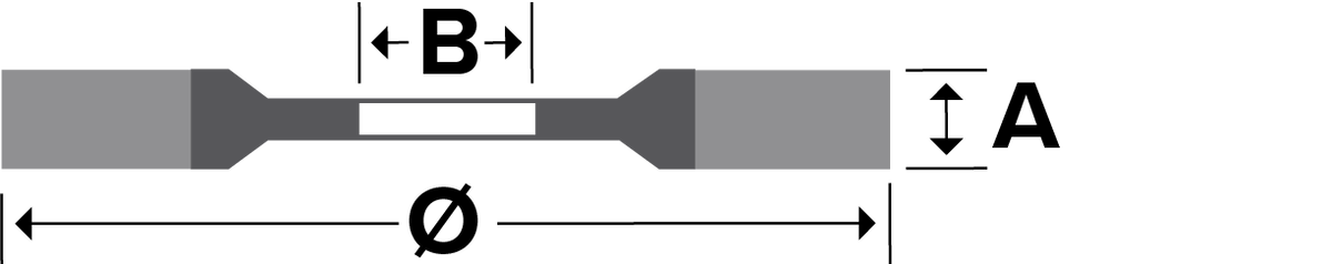 Airway Buff EKK - Ø100mm, Bore 10mm, Sisal/Cloth, Osborn - 8203100944