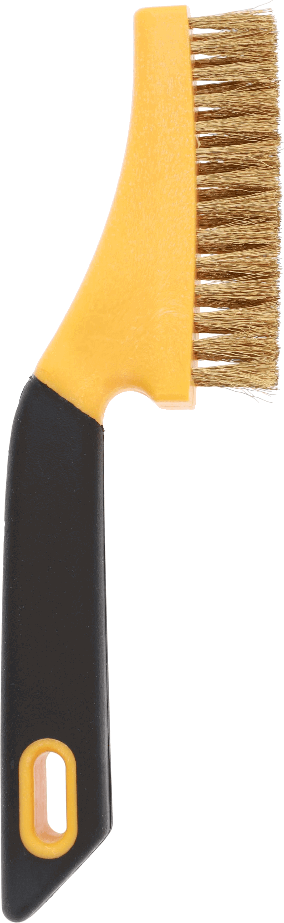 Hand Scratch Brush – 110/270mm, 3 Row, Brass Wire 0.20mm, Plastic Body, Osborn, 0001432623
