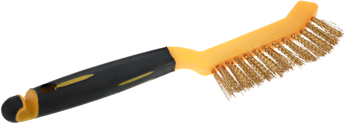 Brake Shoe Brush – 245/95mm, 2 Row, Brass Wire 0.30mm, Plastic Handle, Osborn, 3301462562