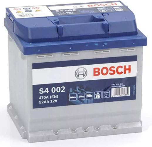 Bosch - S4002 - S4 Car Battery 552400047 12V 52Ah