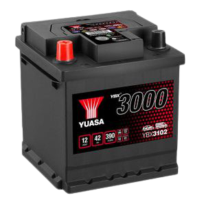Yuasa YBX3102 12V 42Ah 390A SMF Battery, 4 Years Warranty ...