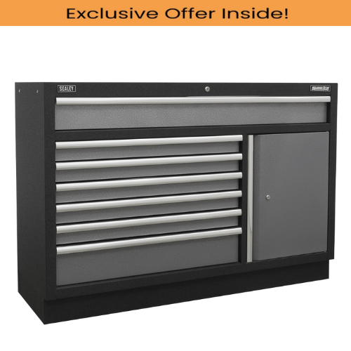 Sealey APMS64 Modular 7 Drawer Floor Cabinet 1360mm