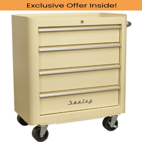 Sealey AP28204 Rollcab 4 Drawer Retro Style