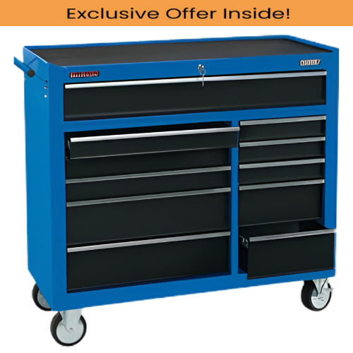 Draper 15222 Roller Tool Cabinet, 11 Drawer, 40