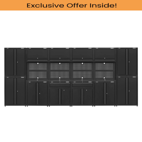 Sealey APMS16HFP Rapid-Fit 4.6m Modular Garage Storage System
