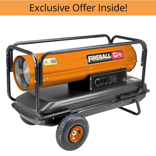 SIP 09596 FIREBALL XD215 Diesel/Paraffin Space Heater
