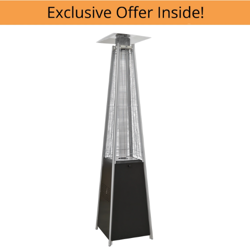 Dellonda DG98 Pyramid Gas Outdoor Garden Patio Heater 13kW Commercial & Home Use