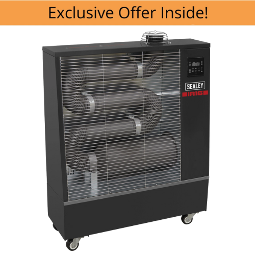 Sealey IR16 Industrial Infrared Diesel Heater 16kW