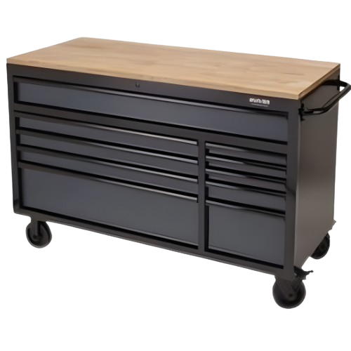 Draper 08227 BUNKER 10 Drawer Workbench Roller Tool Cabinet, 56