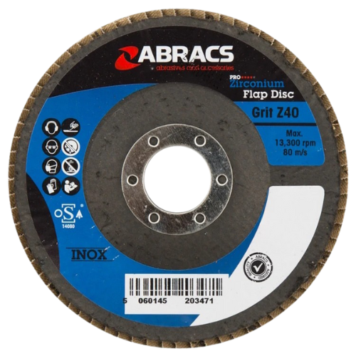 Abracs Extra Flap Discs, 100mm x 120Grit - Pack of 25, PHFZ100B120
