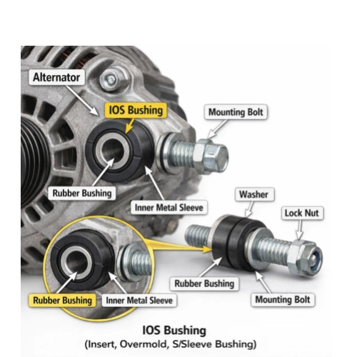 Inner Outer Sleeve Bush For Alternator - Off-Highway Equipment