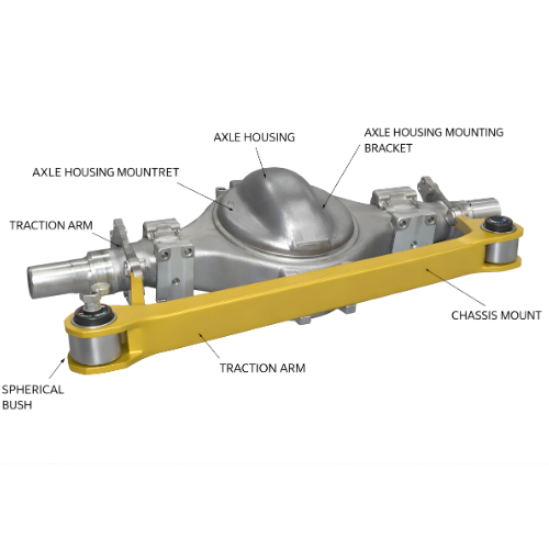 Spherical Bush for Axle Housing - Cars, Vans, Trucks