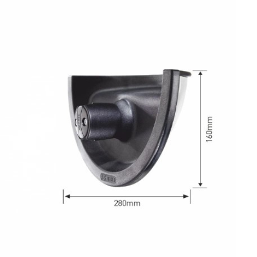 Ashtree Wide Angle Safety Mirror, Unbreakable Glass, 280mm x 160mm, MX948B