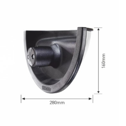 Ashtree Wide Angle Safety Mirror, Unbreakable Glass, 280mm x 160mm, MX948