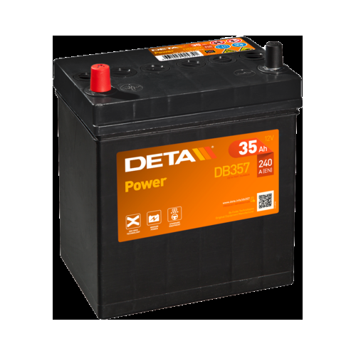 Deta DB357 Excell Car Battery 12V 35Ah Type 055, 4 Years Warranty