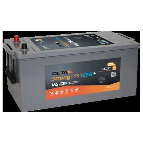 Deta DE2353 Strong Pro EFB+ Commercial Vehicle Battery 12V 235Ah Type 632, 2 Years Warranty