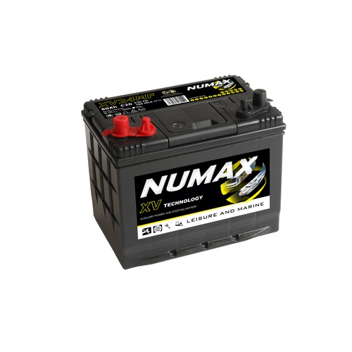 XV24MF Numax XV Leisure and Marine Battery 12V 80Ah, 2 Years Warranty