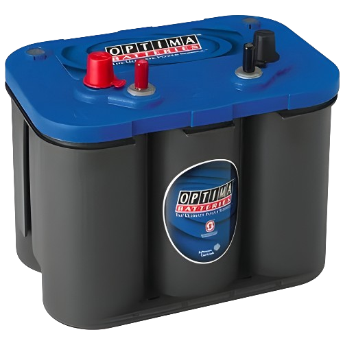 Optima Blue Top Marine Battery - 8052-188 12V 75Ah - BTDCM5.5, 2 Years Warranty