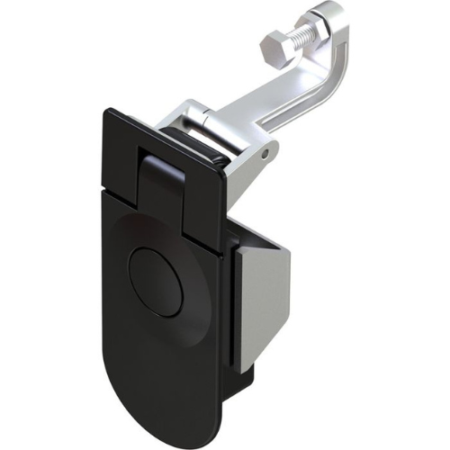 Lever Latch, Tooling Secured, Black Powder Coated Finish, Panel Thickness 1-11mm, Grip Range 1-14mm, Metrol - 1245-414-201